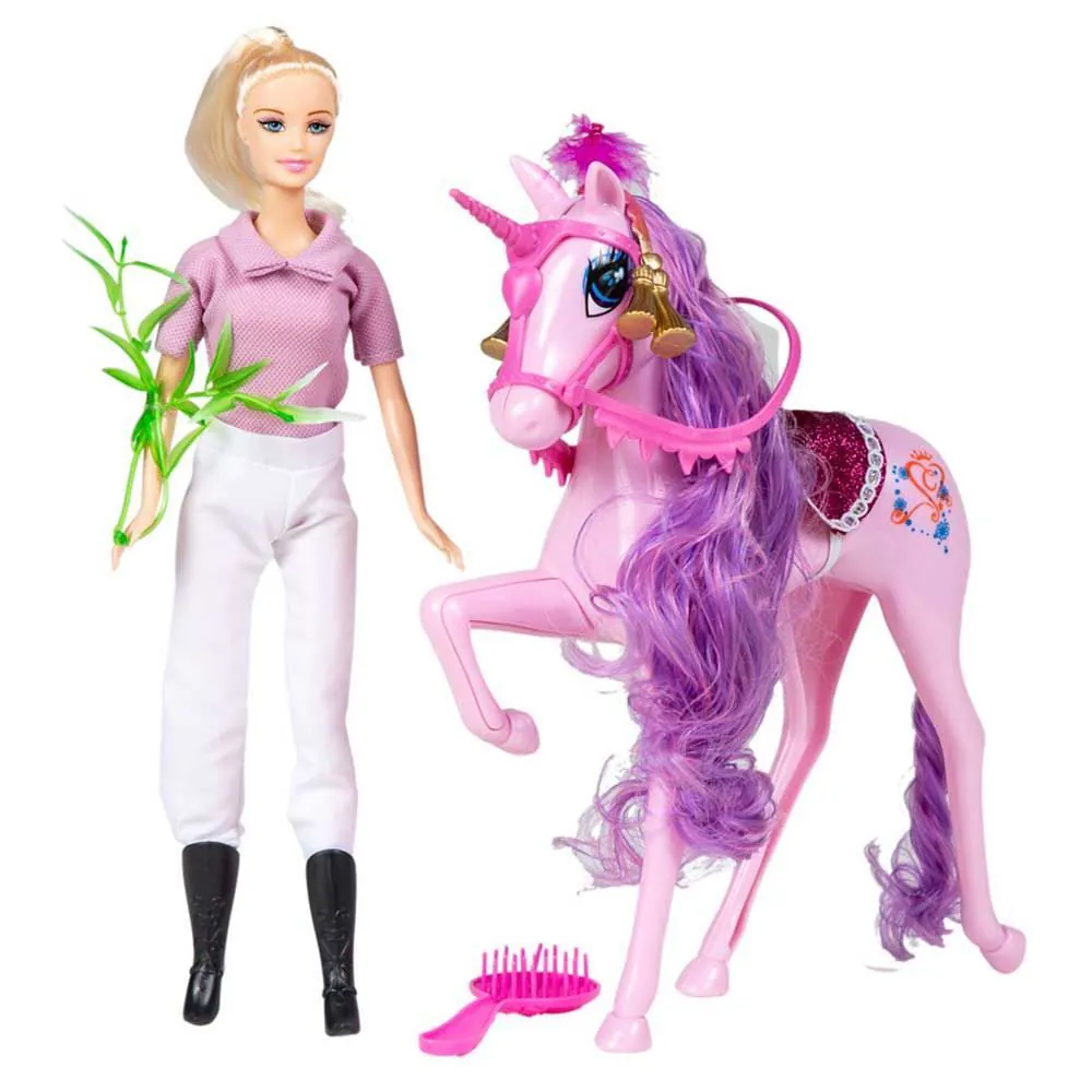 Boneca Helena com Cavalo Rosa Toys - HBR0290