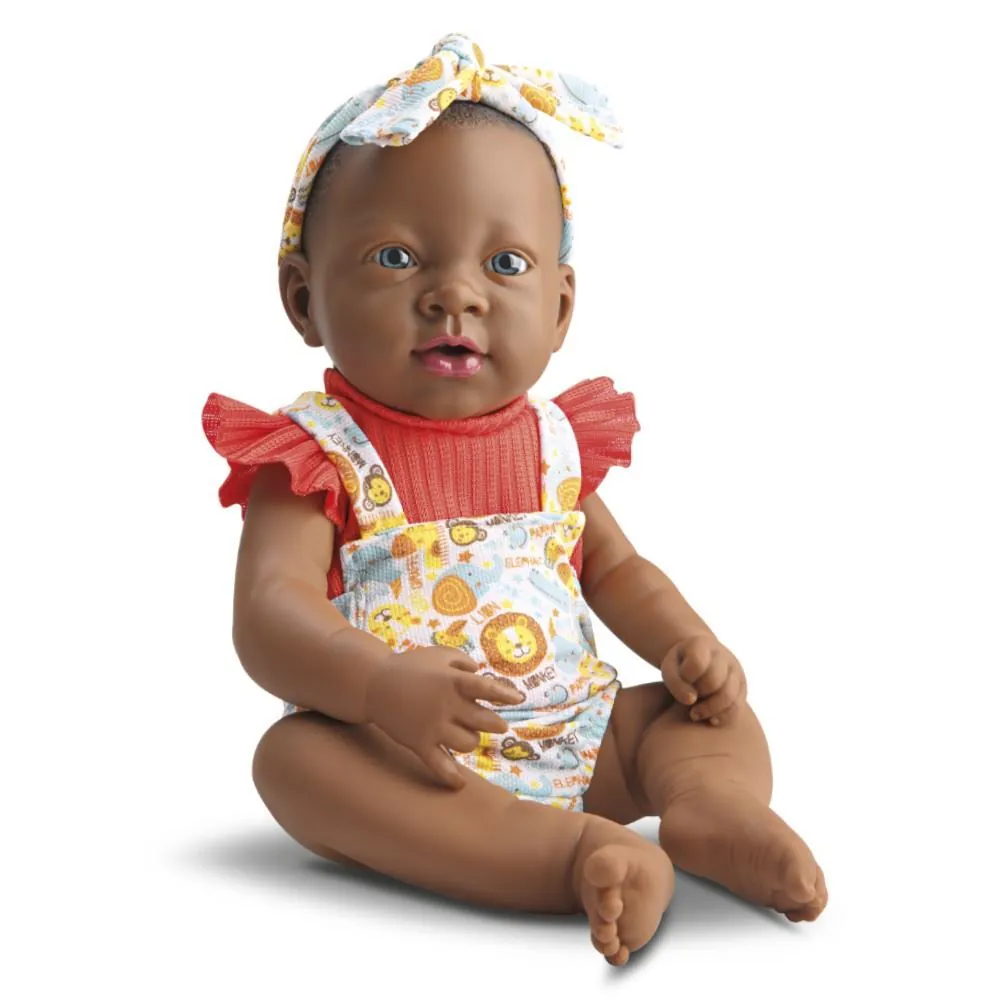 Boneca New Born Princess Negra Divertoys