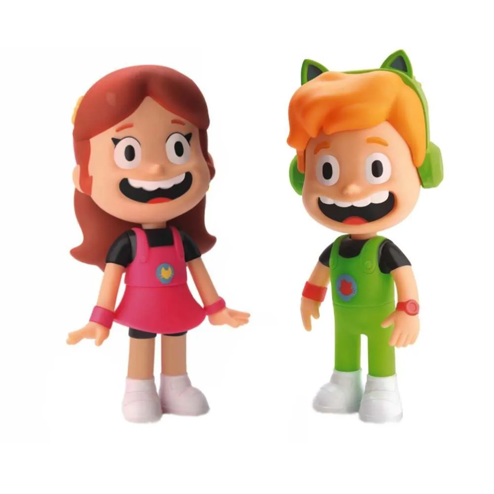 Bonecos Gato Galáctico e Duda Galáctica Divertoys - 8241