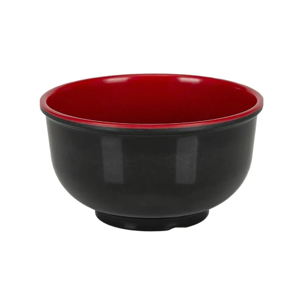 Bowl Oriental 637Ml - Vermelho e Preto