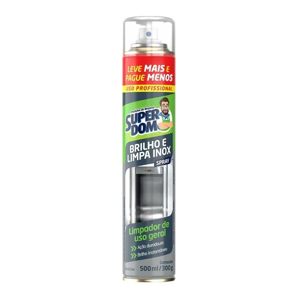 Brilho e Limpa Inox Super Dom 500Ml - 0210342