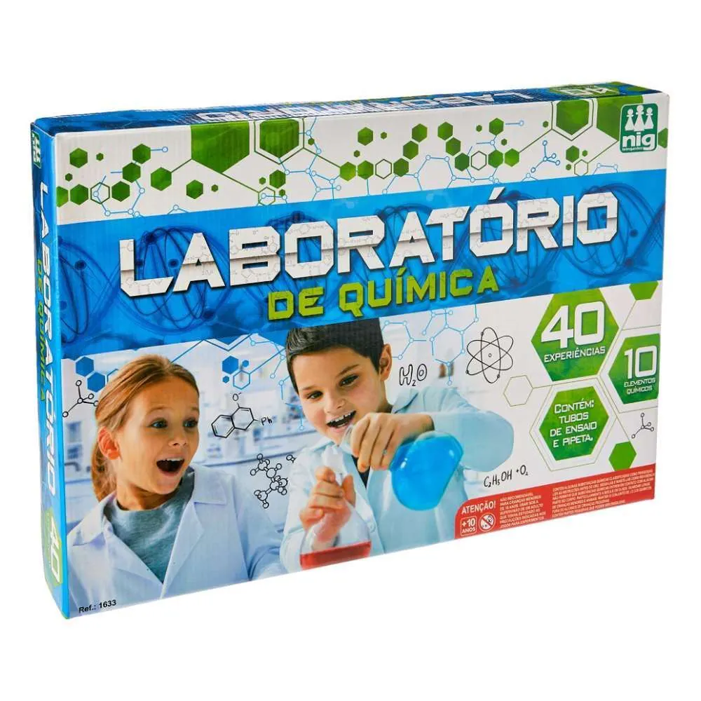 Brinquedo Laboratório de Química Nig - 1633