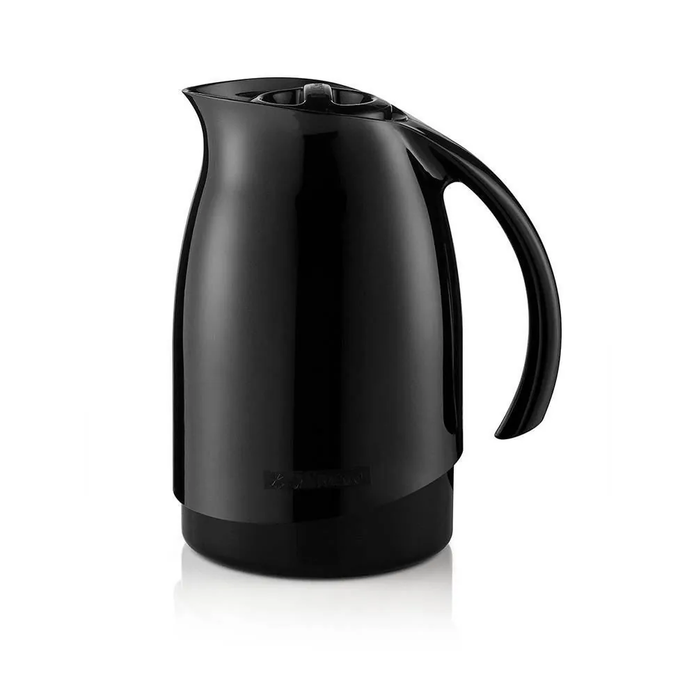 Bule Térmico de Plástico Cuidar Sanremo 700 Ml - Preto