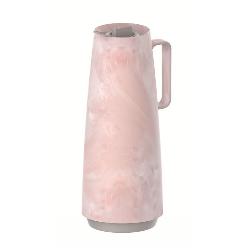 Bule Térmico Exata Marmorizado Rosa Tramontina - 1 Litro
