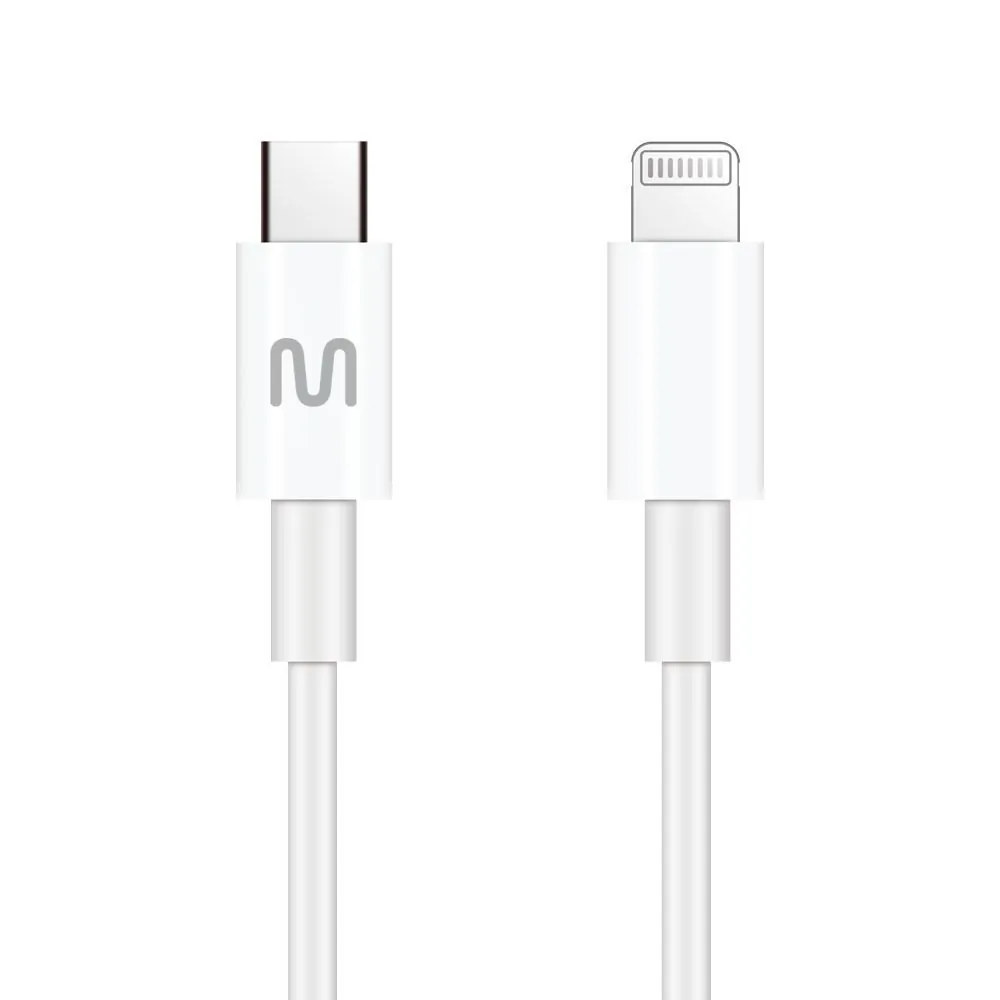 Cabo Usb-C Lightning Mfi Multi 1,2M Branco para Iphone