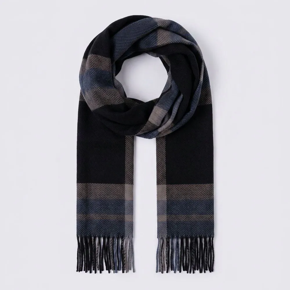 Cachecol Masculino em Tricot Thing Xadrez 1