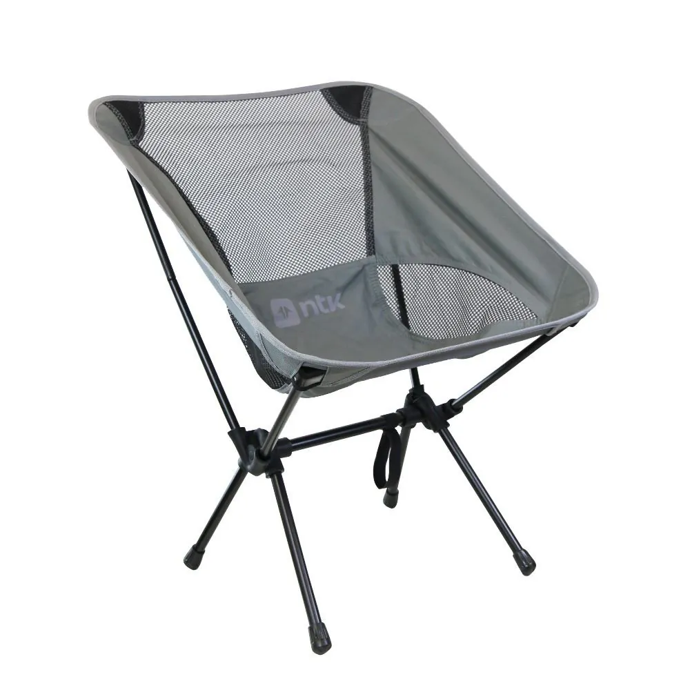 Cadeira Dobrável Pocket Nautika Suporta até 90Kg - Cinza