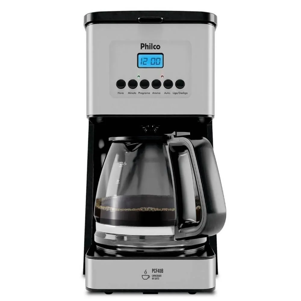 Cafeteira Elétrica Philco 40 Cafezinhos com Painel Digital PCF40B