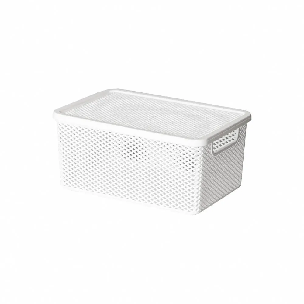 Caixa Organizadora com Tampa Linea Paramount 4,8 Litros - Branco