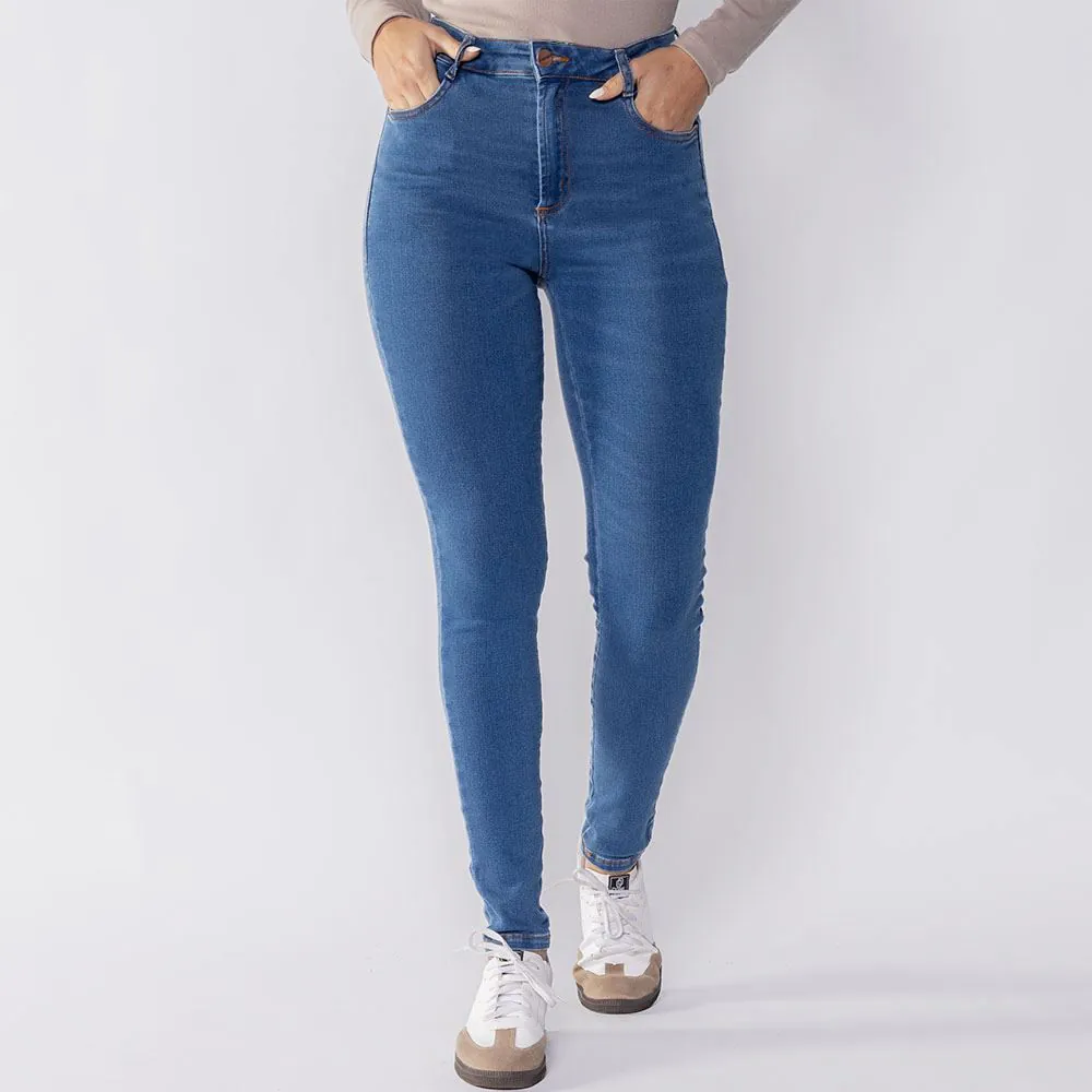 Calça Feminina Jeans Skinny Boby Blues Blue Claro