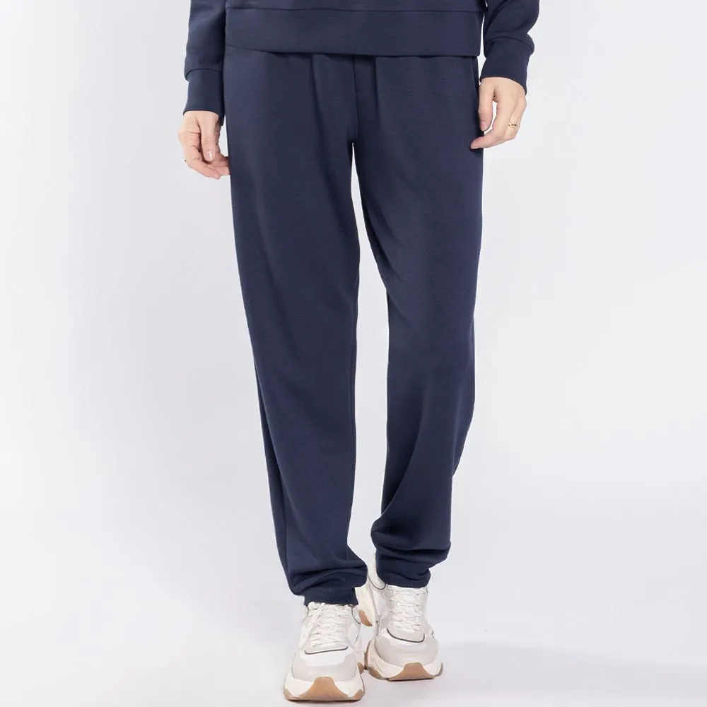 Calça Feminina Jogger em Moletom Patricia Foster Azul Marinho