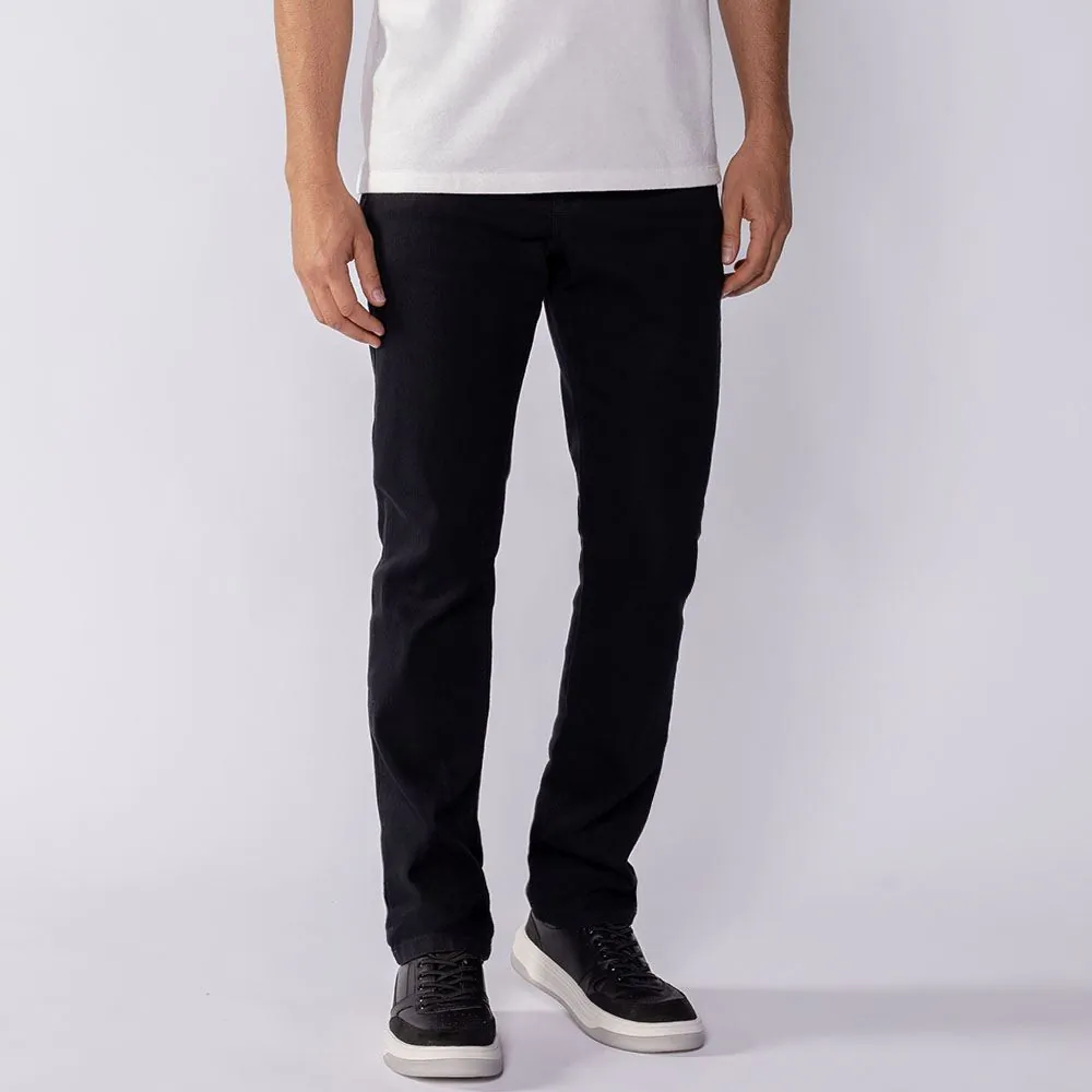 Calça Jeans Masculina Black Slim Marc Alain Preto