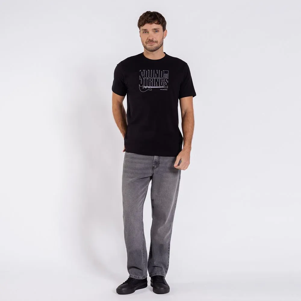 Calça Jeans Masculina Reta Thing Preto