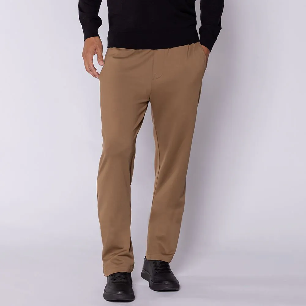 Calça Reta Masculina em Poliamida Marc Alain Castor