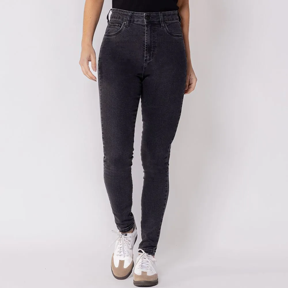 Calça Feminina Jeans Skinny Patricia Foster Preto