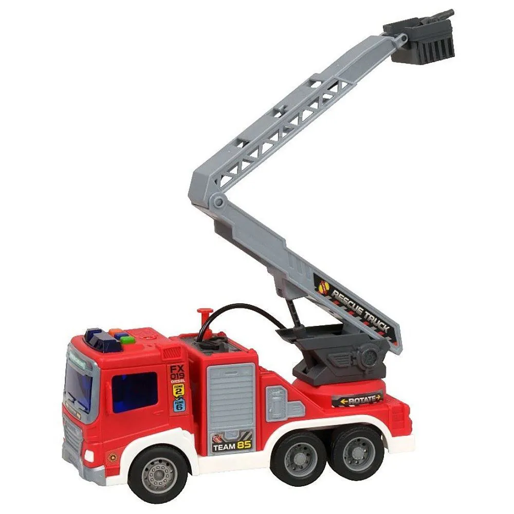 Caminhão Bombeiro Fricção com Jato de Água Toys
