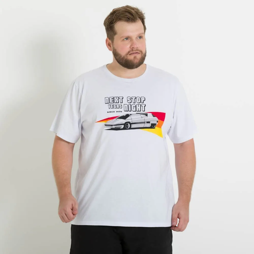 Camiseta Carro Marc Alain Plus Branco