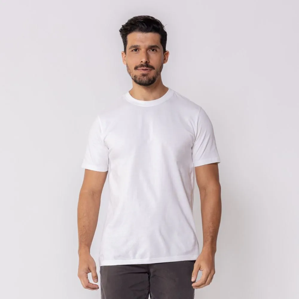 Camiseta Masculina Básica Lisa Thing Branco