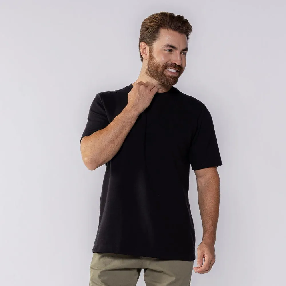 Camiseta Masculina Básica Marc Alain Preto