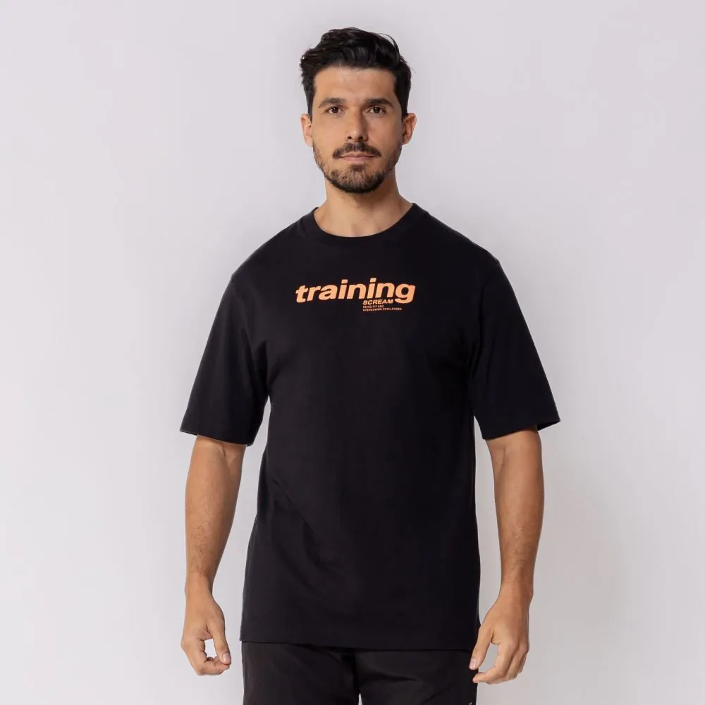 Camiseta Masculina Training Scream Preto