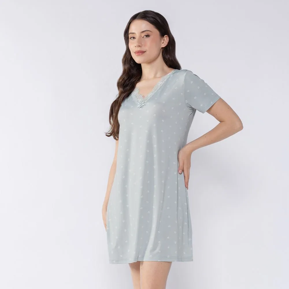 Camisola Feminina Manga Curta Holla Floral