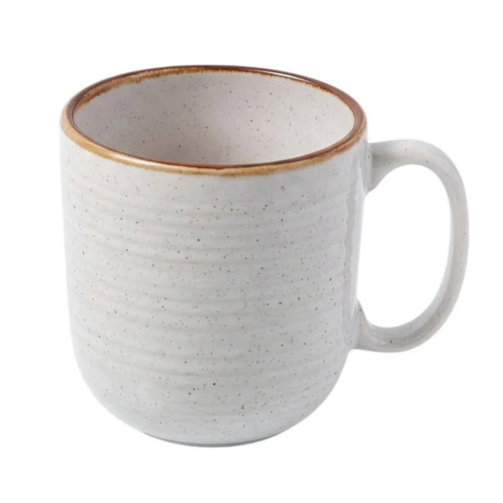 Caneca de Cerâmica Naturalle 295Ml - Bege Brilhoso