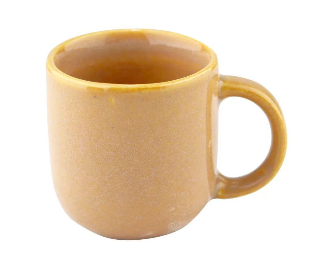 Caneca de Cerâmica Amarela Sotille L' Hermitage - 110ml