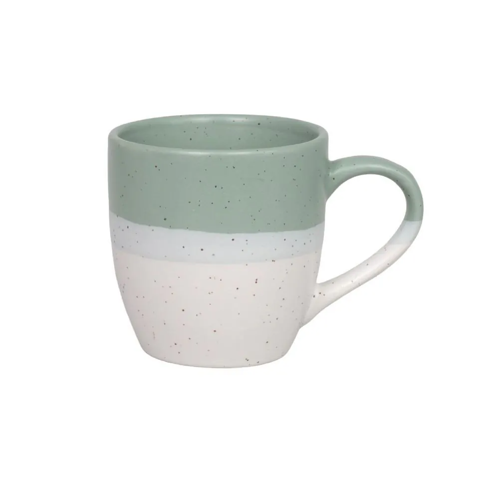 Caneca de Cerâmica Degradê 210Ml - Verde Fosco