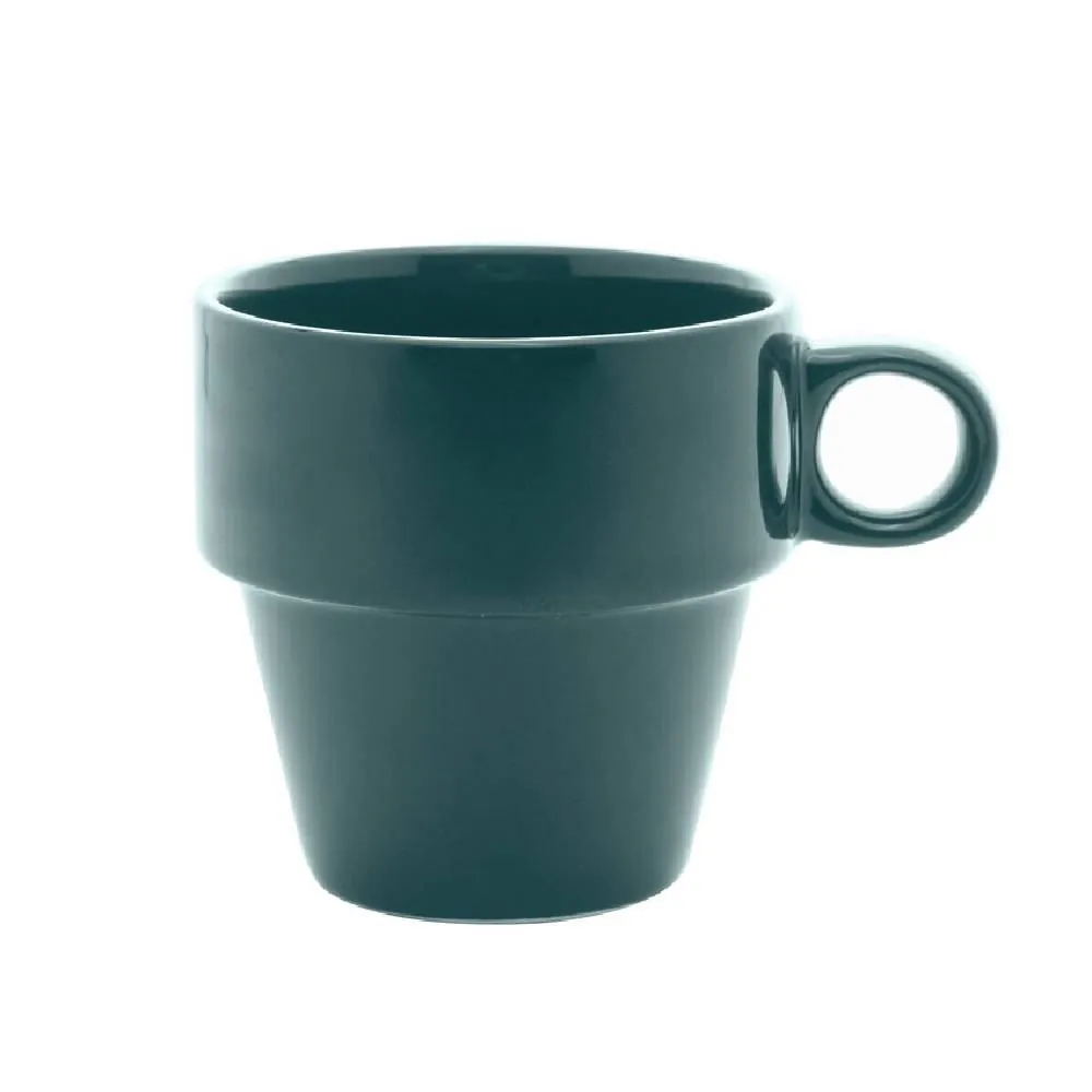 Caneca de Cerâmica Empilhável Lyor 210Ml - Verde