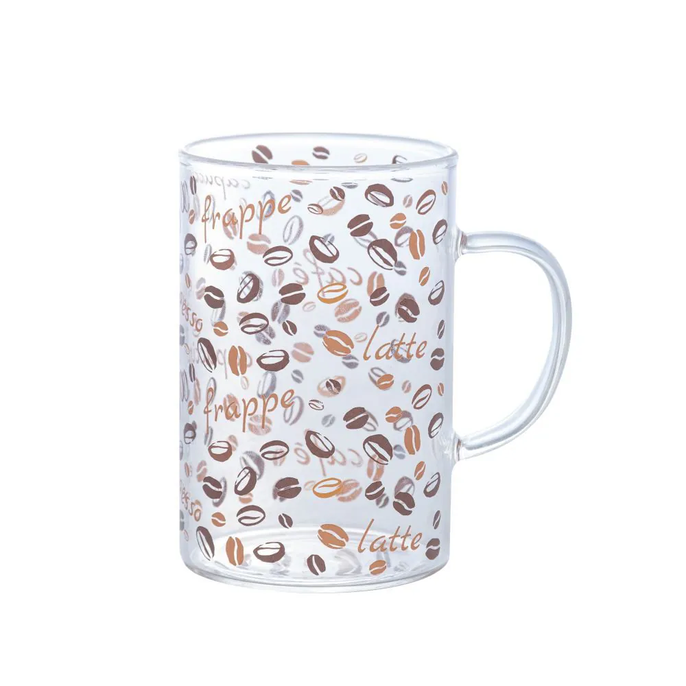 Caneca de Vidro Lyor 280Ml - Café