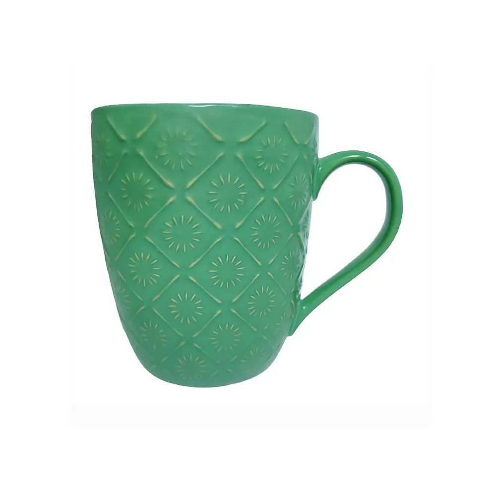 Caneca Decorada 350Ml - Verde
