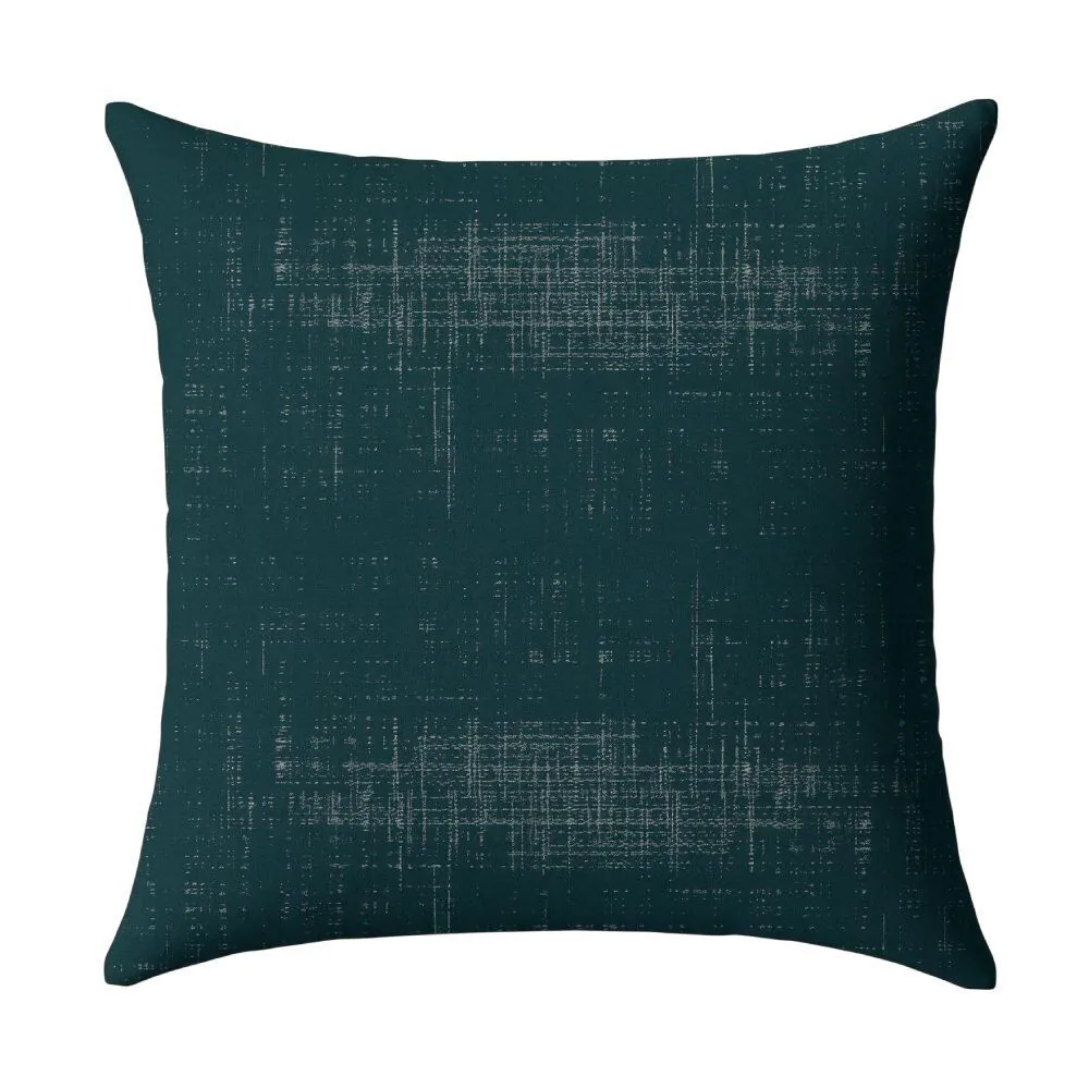 Capa de Almofada Veludo 43X43cm Estampada - Textura Azul