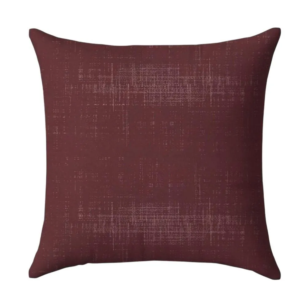 Capa de Almofada Veludo 43X43cm Estampada - Textura Rosa