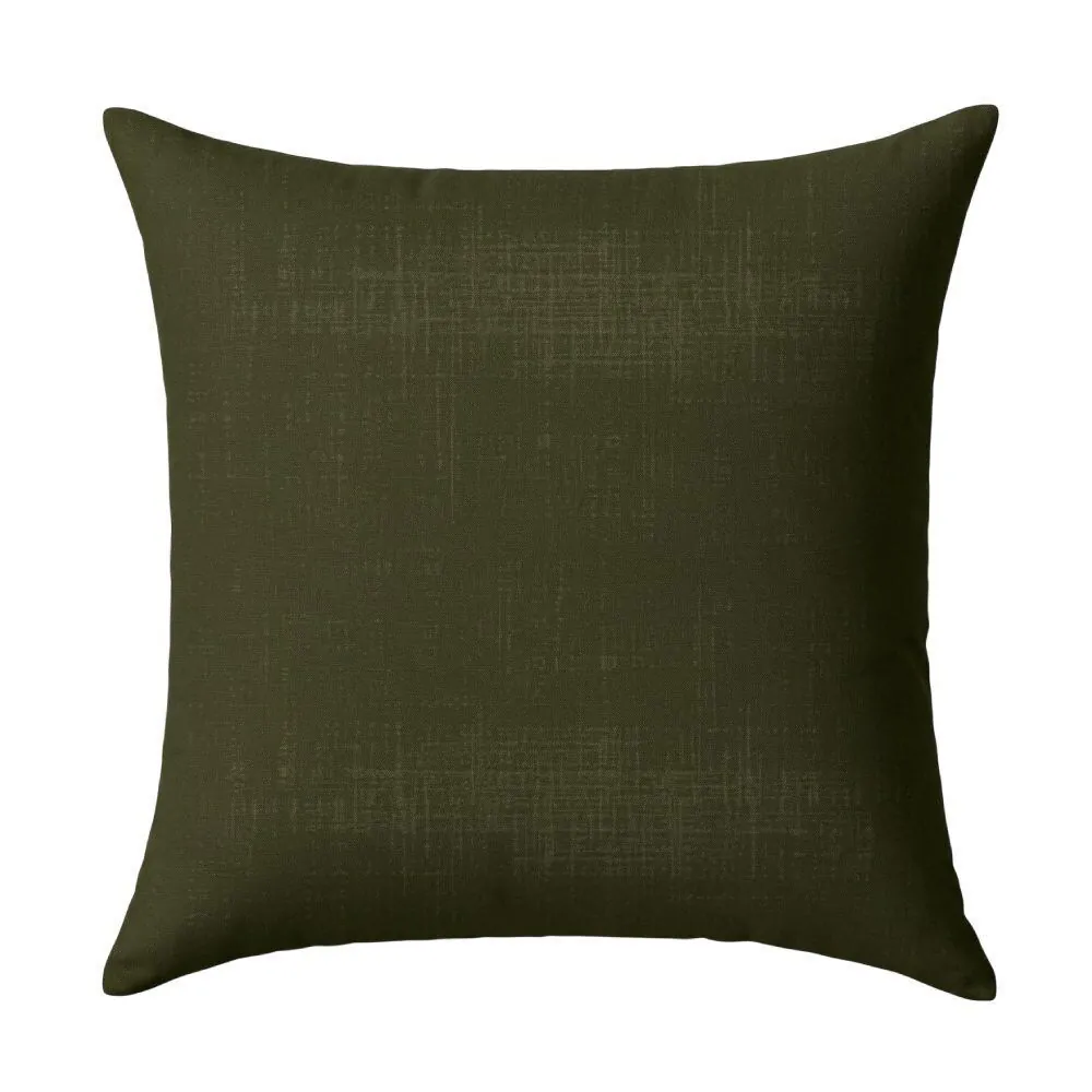 Capa de Almofada Veludo 43X43cm Estampada - Textura Verde