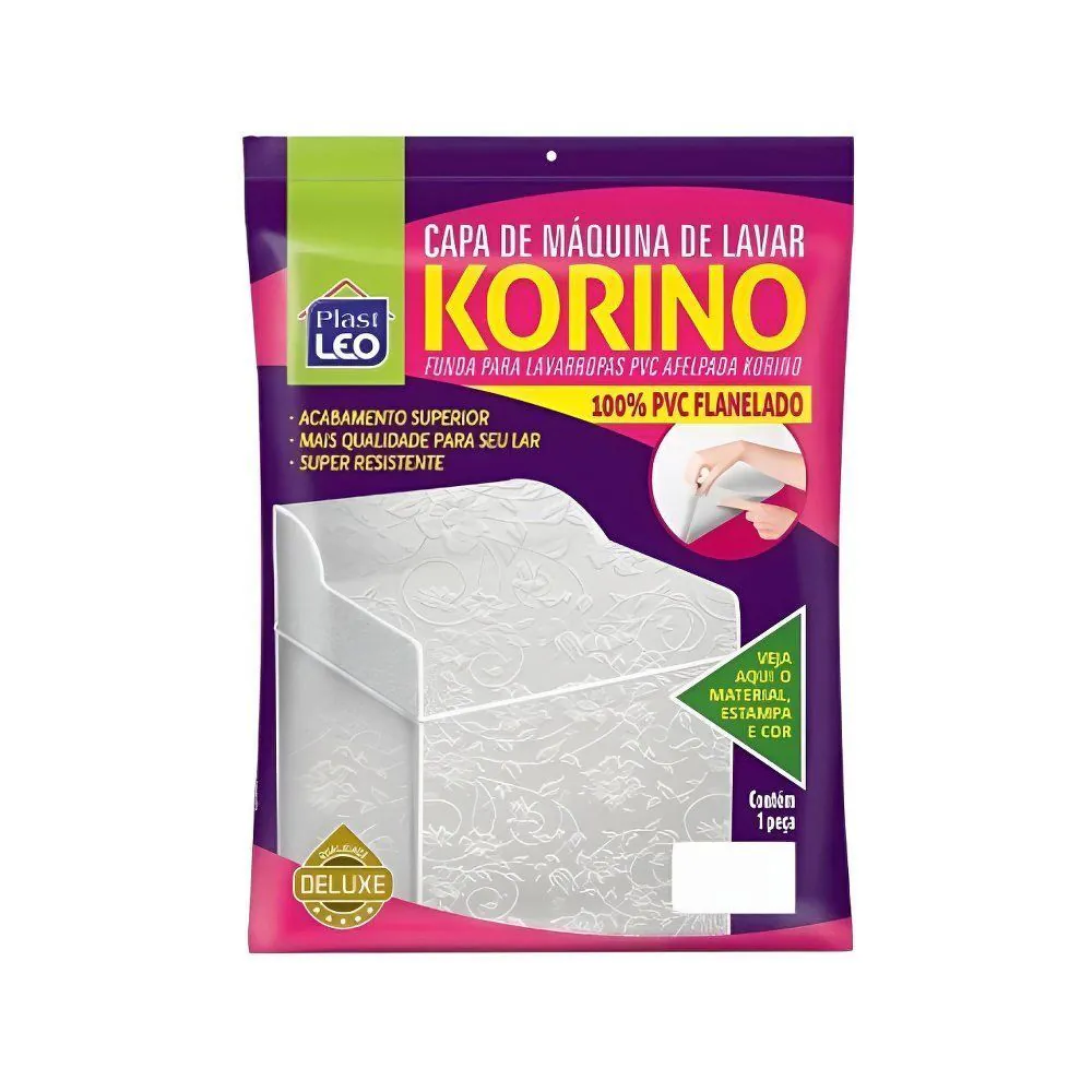Capa para Máquina de Lavar Korino Plast Leo - P