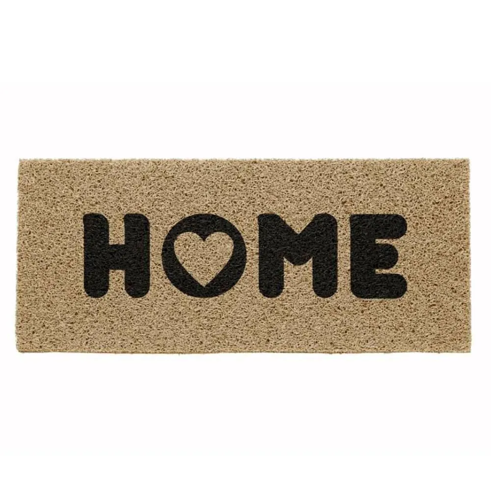 Capacho para Porta de Entrada 30X70 Cm Vinil Long - Bege Home