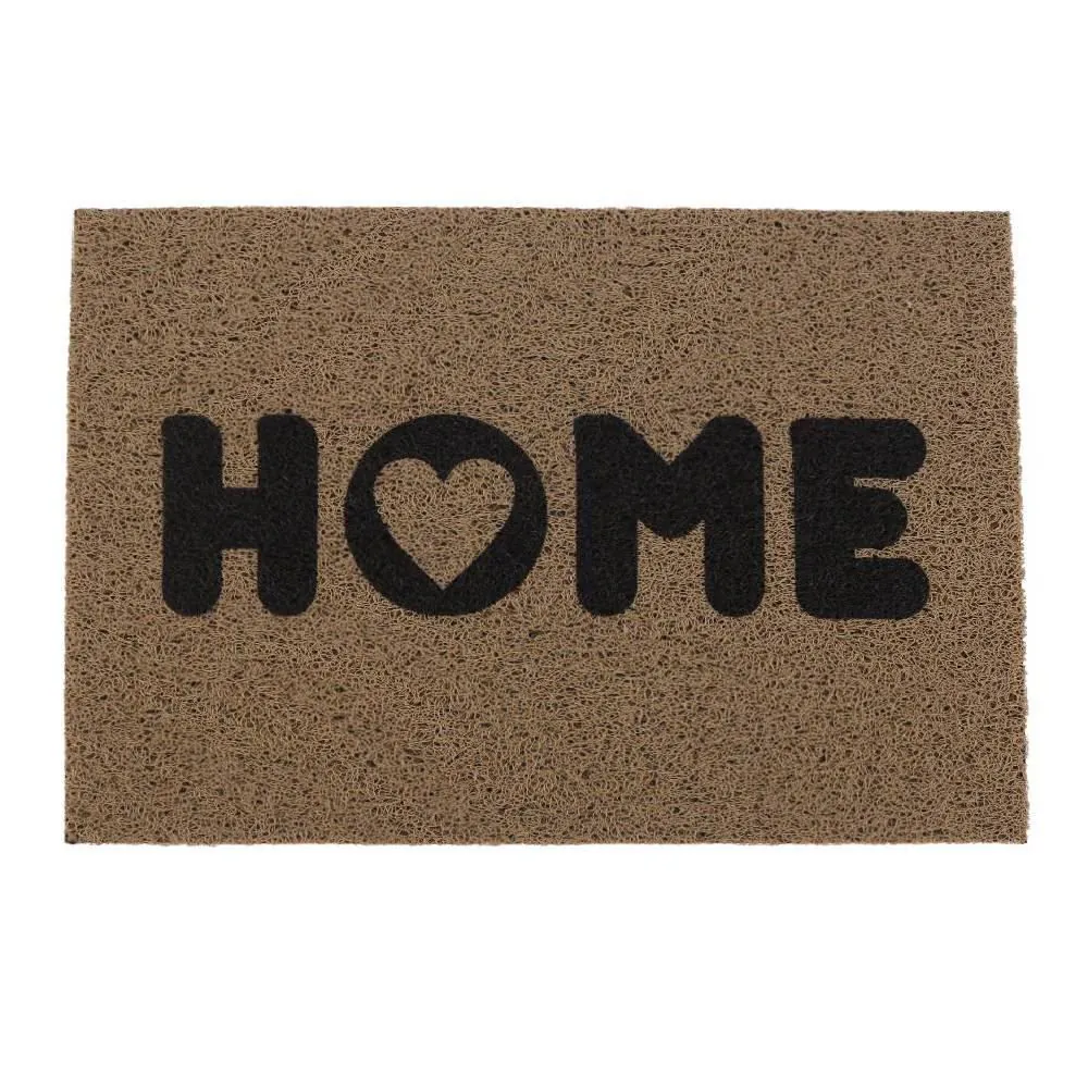 Capacho para Porta de Entrada 40X60 cm Vinil - Home Bege