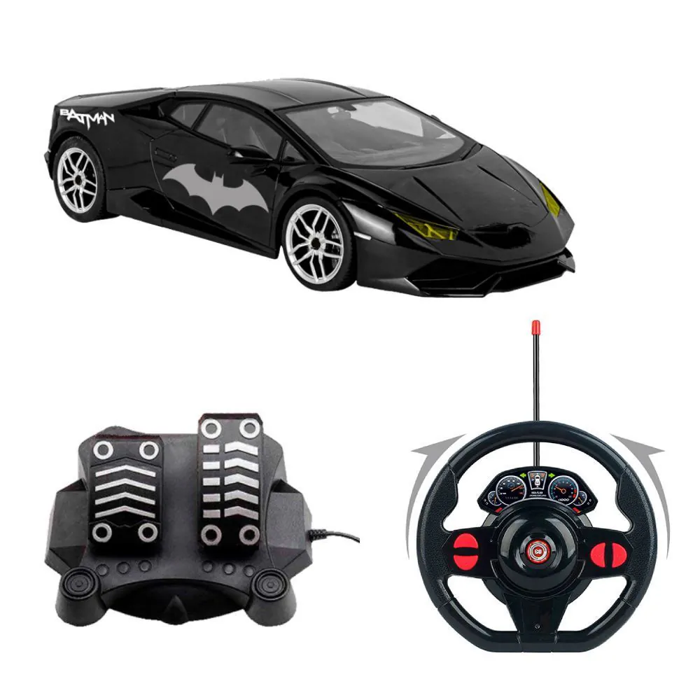 Carrinho de Controle Remoto Batman Bat Candide - 9046