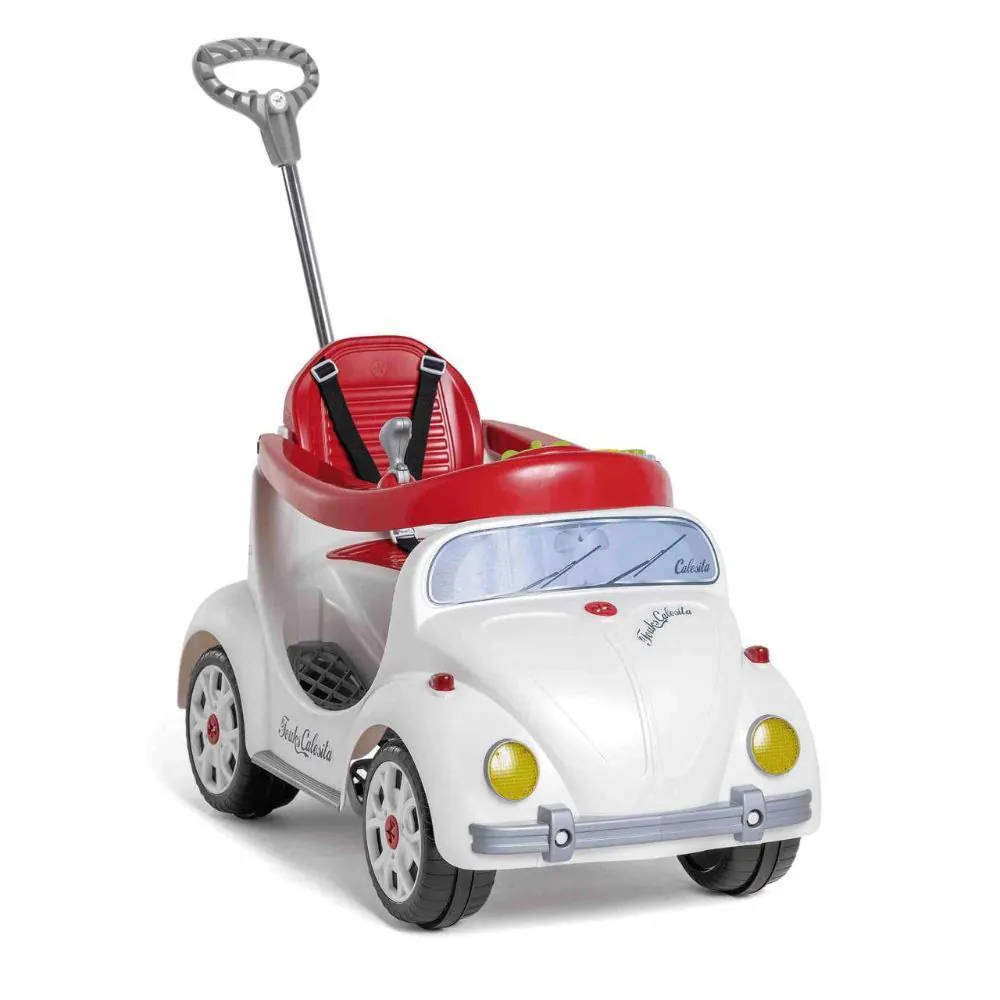 Carrinho de Passeio e Pedal Infantil Fouks Calesita - Branco