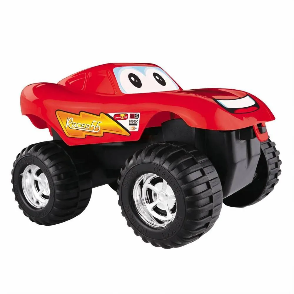 Carrinho Monster Infantil Race Dismat - Vermelho