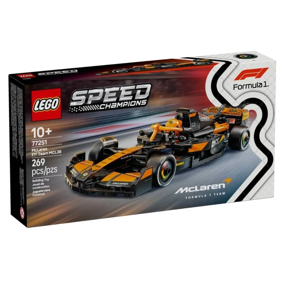 Lego Carro Speed Champions Mclaren F1 Team Mcl38 - 77251