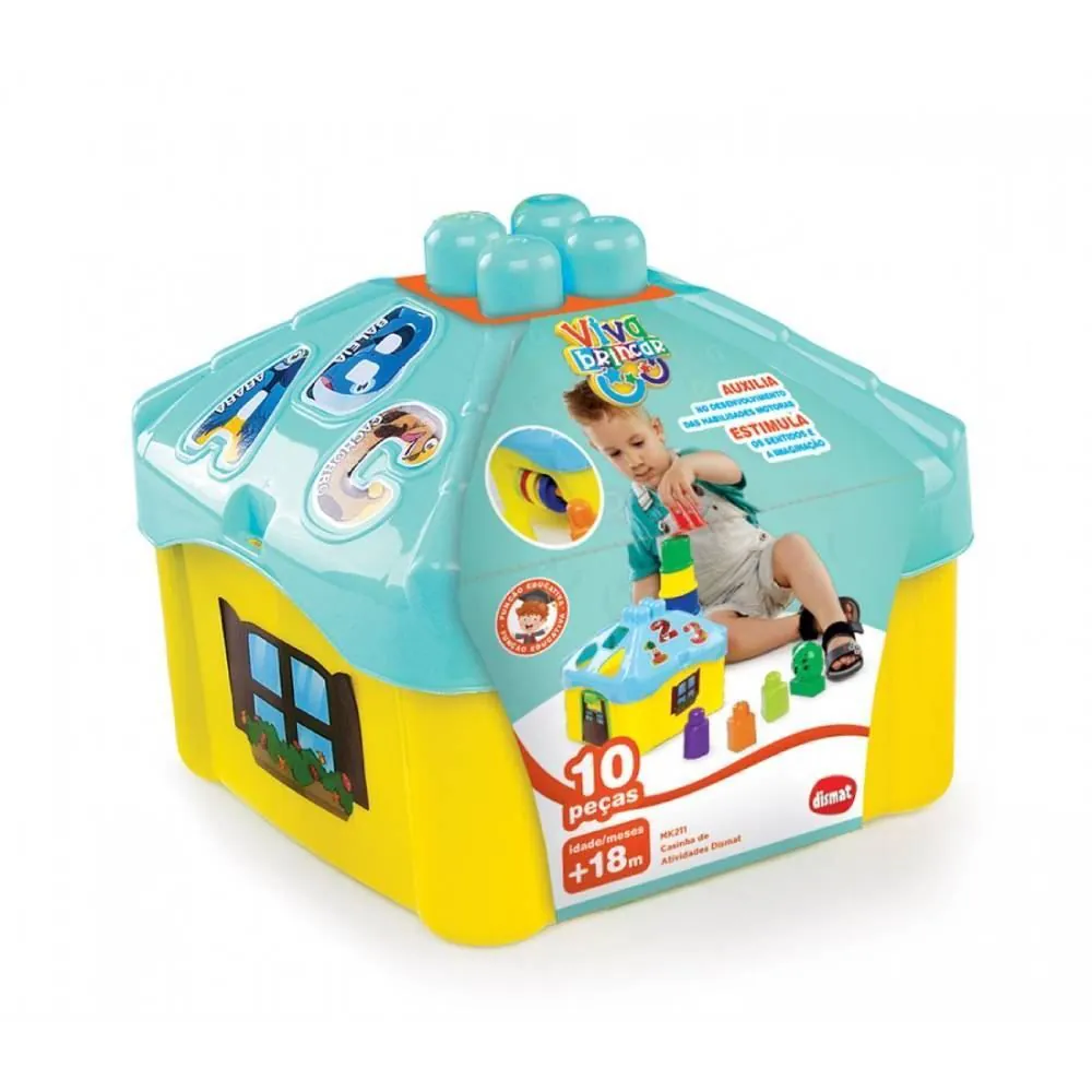 Casinha de Atividades Pedagógica Infantil Dismat - MK211