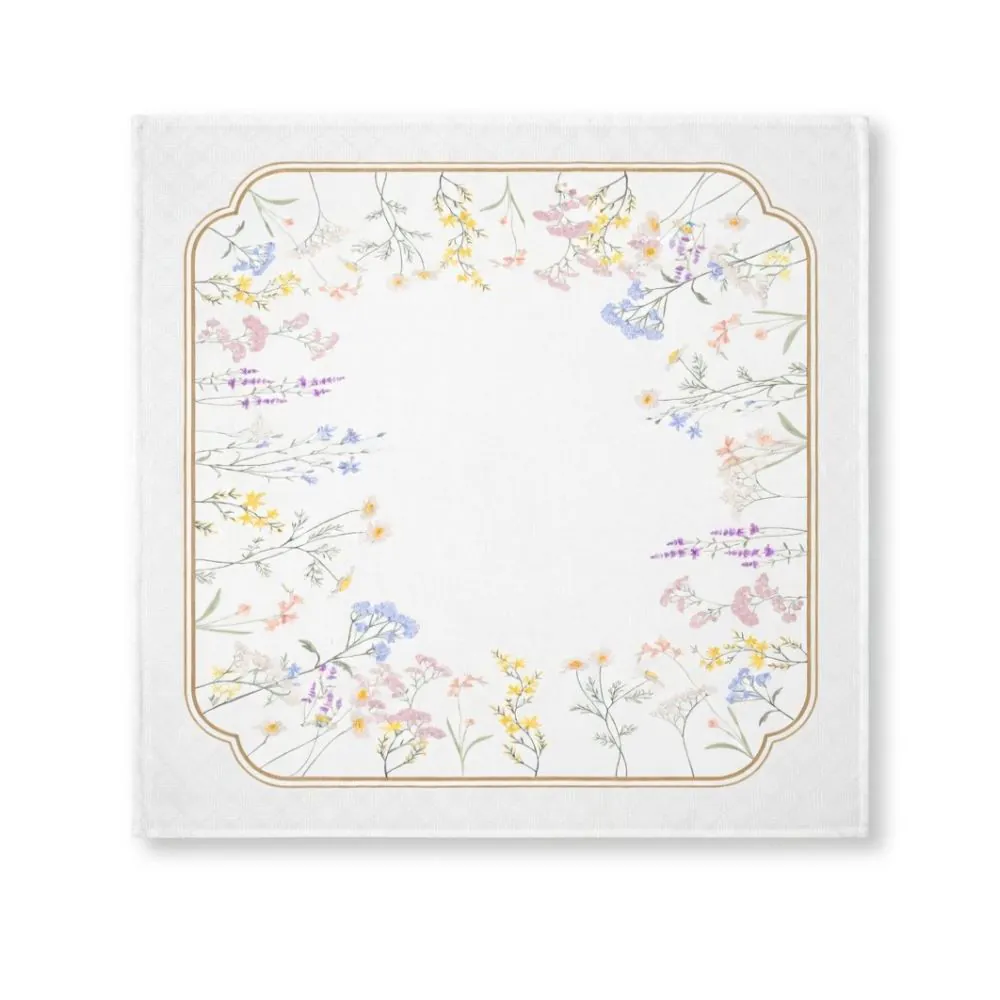 Centro de Mesa 78X78 cm Clean Renova Dohler - Floral Boho