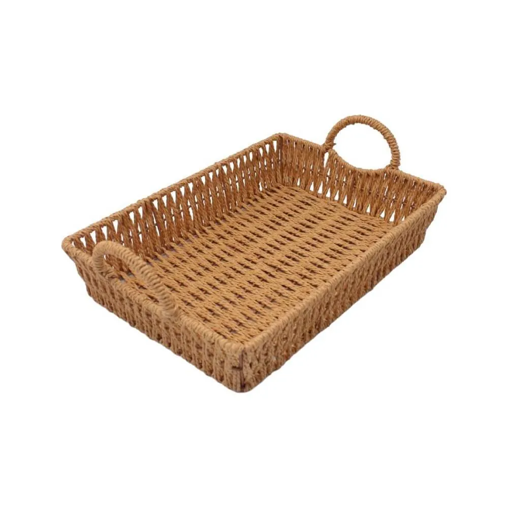 Cesta Retangular com Alça 27Cm - Natural