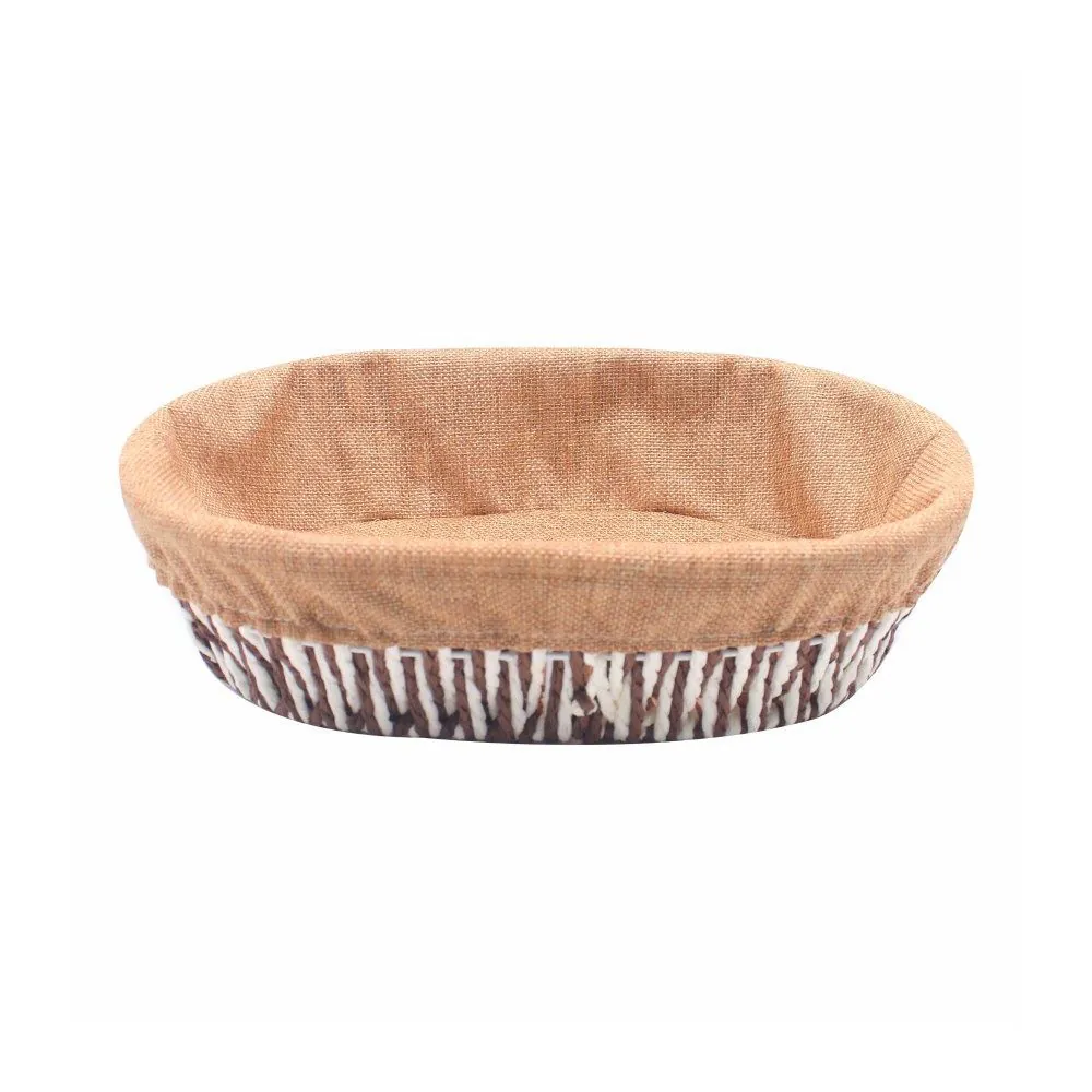 Cesto Oval com Forro 30 Cm - Natural