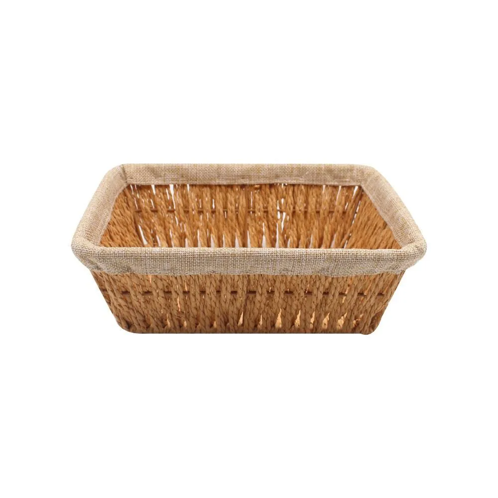 Cesto Retangular com Forro 21 Cm - Natural