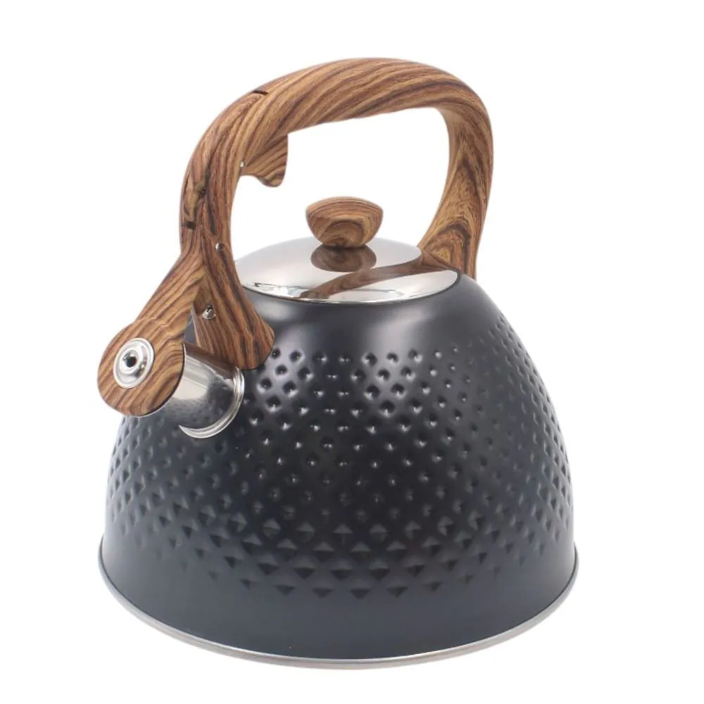 Chaleira Aço Inox Aspen 2,7 Litros - Preto
