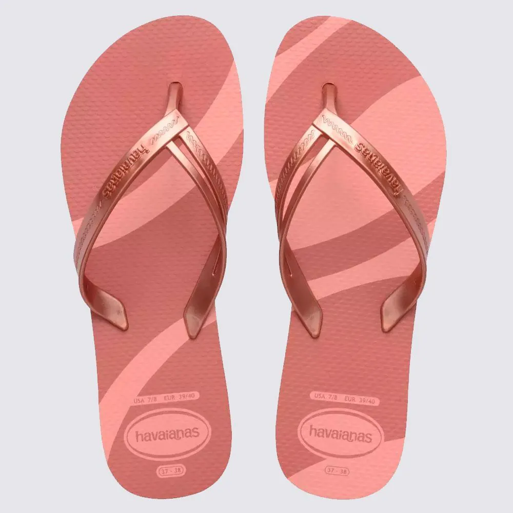 Chinelo Havaiana Feminina Elegance Print Blossom