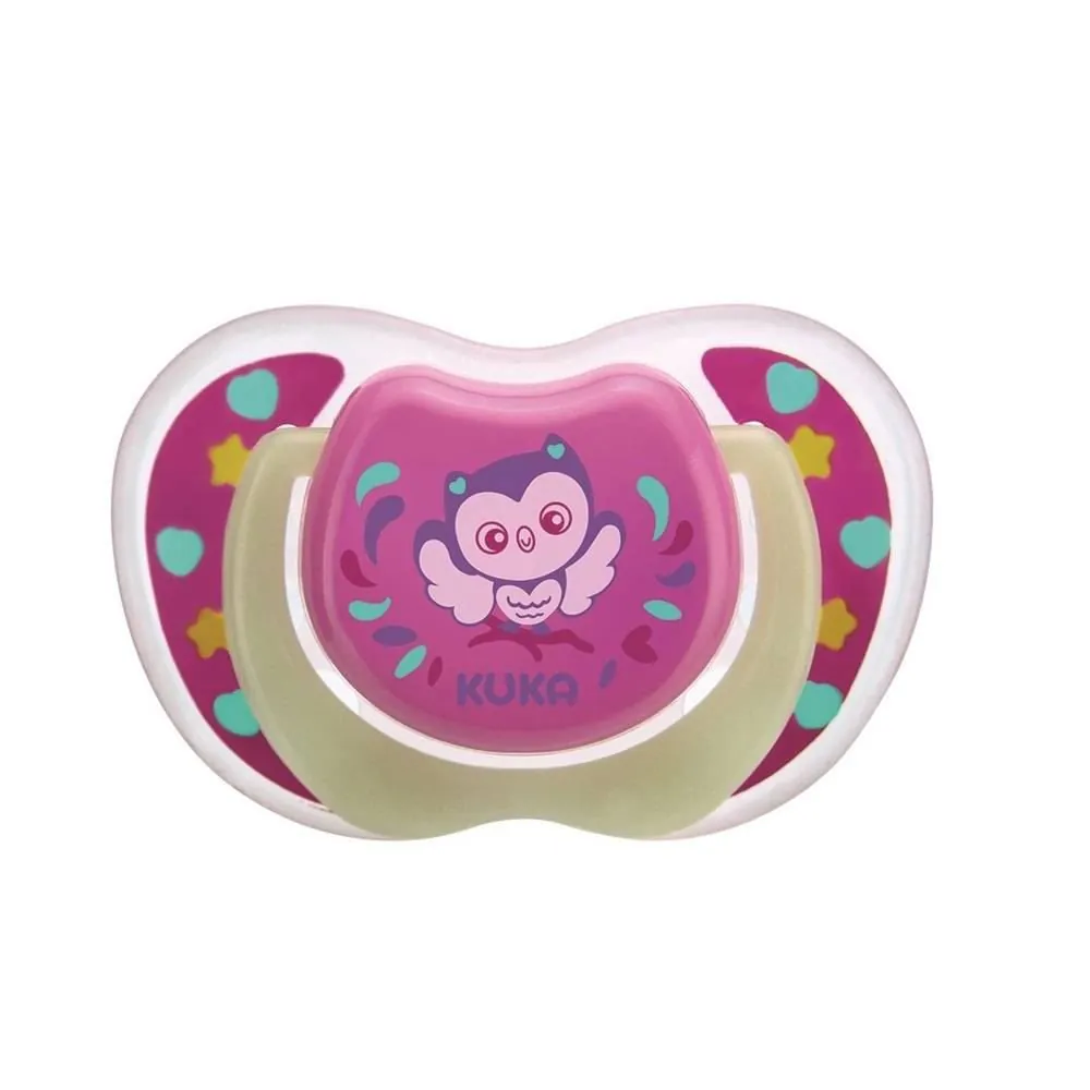 Chupeta Lumina Ortodôntica N2 Kuka - Rosa