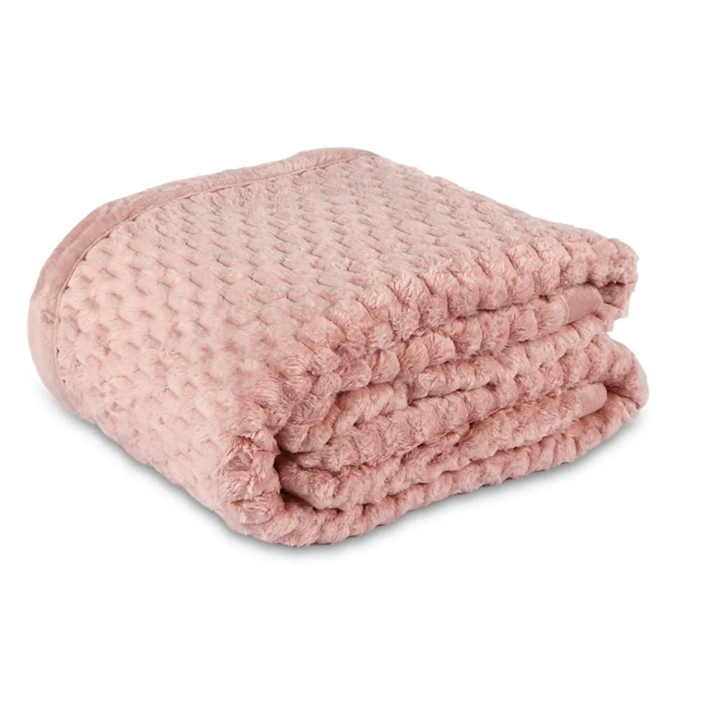 Cobertor Casal 100% Poliéster Imperial - Rosa Pétala